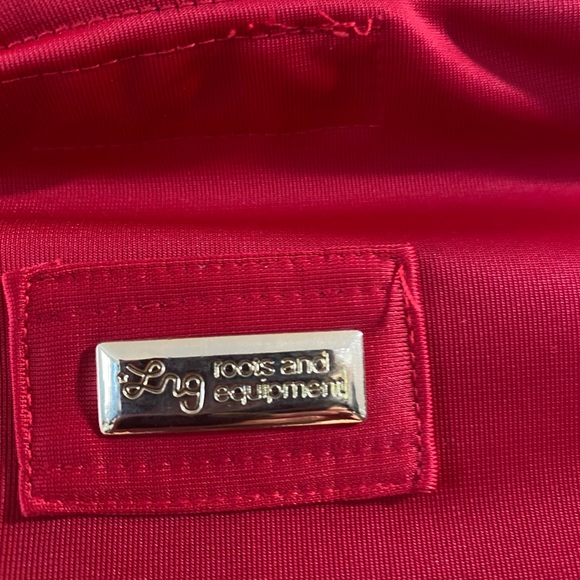 Retro Lrg full zipper red track jacket. - Picture 9 of 10